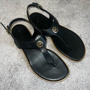 MK Black Sandals